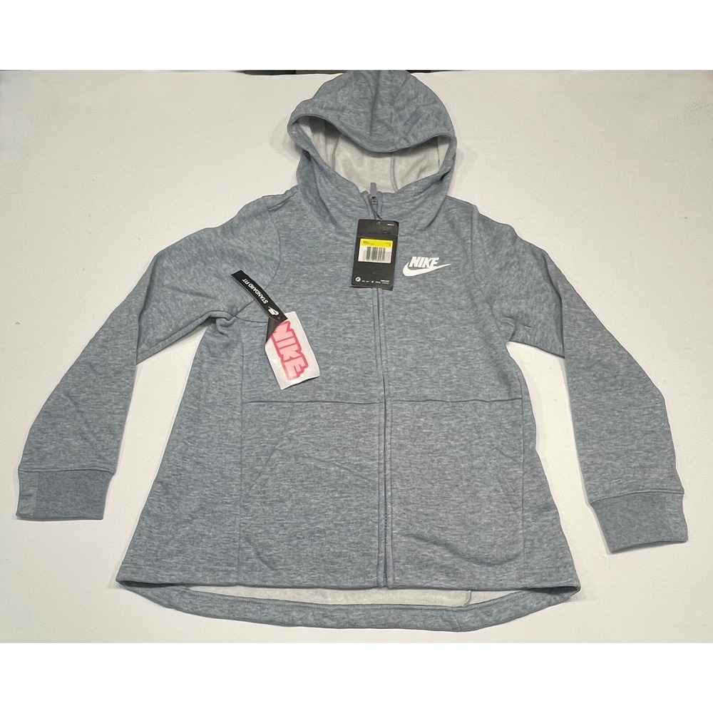 NIKE Sportswear Girls' Full-Zip Hoodie‎ 939459-445 SMALL